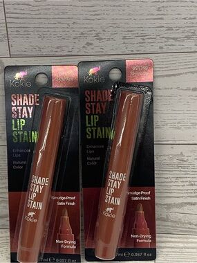 Kokie cosmetics lip stain serenade 2 pack